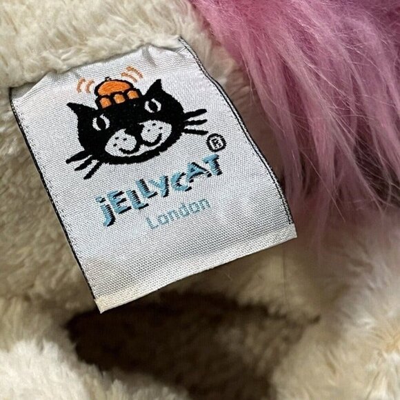 JELLYCAT Ursula Unicorn Pink Mane RETIRED 15” Soft Plush Stuffed Toy Lovey - Picture 7 of 9
